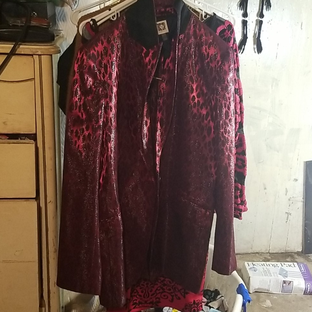 Red trenchcoat